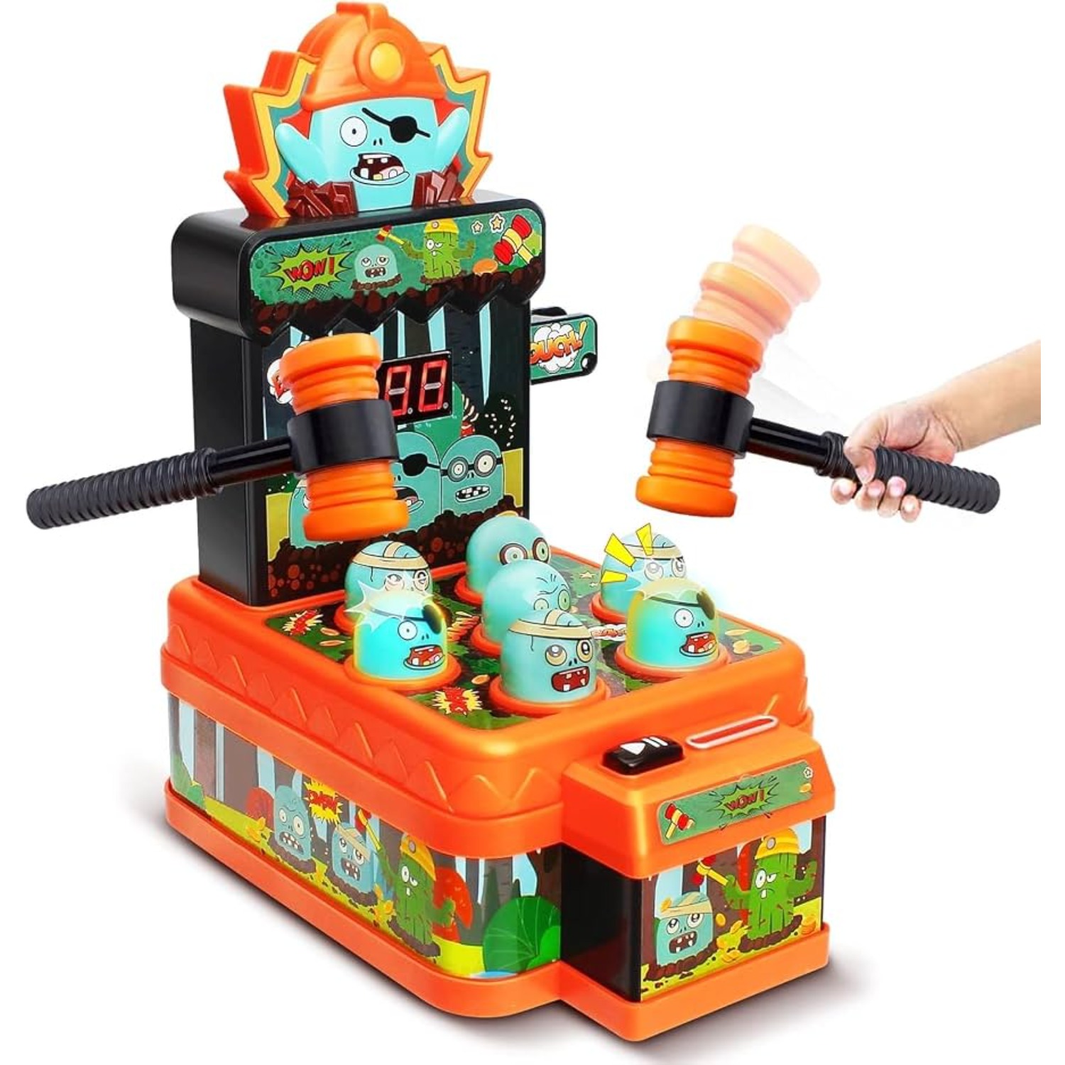 Skee Ball Arcade - Juego de Golpear Zombis para Niños,
