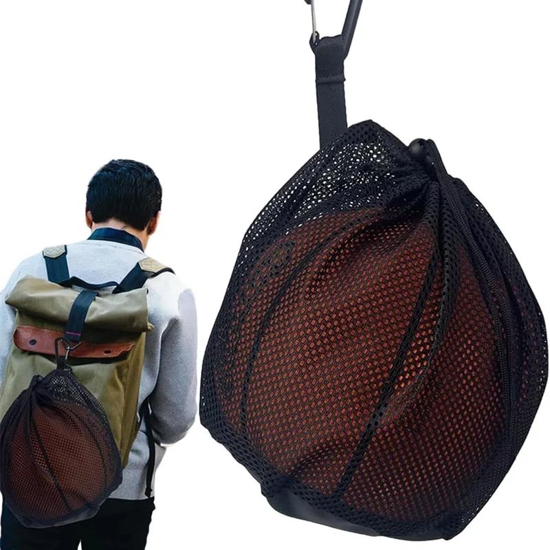 Basketball Arcade Game - Bolsa de malla portátil con cordón