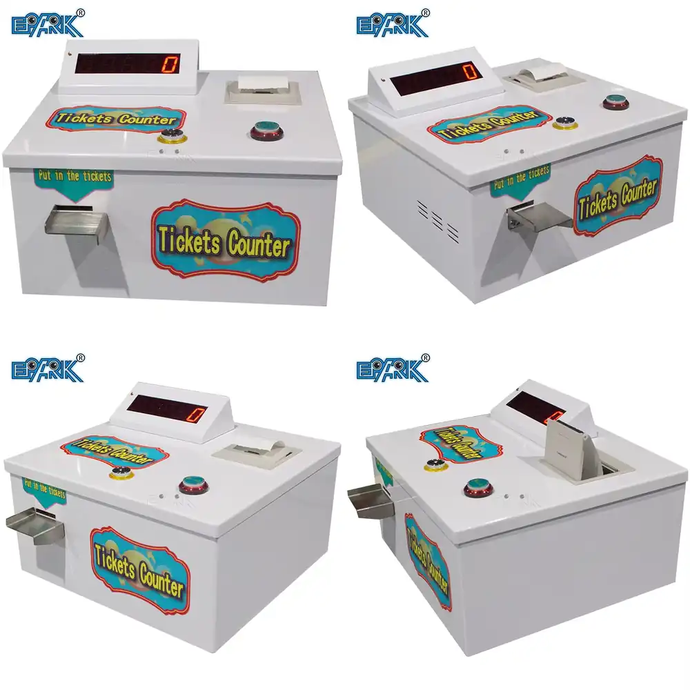Arcade Ticket Machine - Máquina de Juegos Arcade Blanca OEM