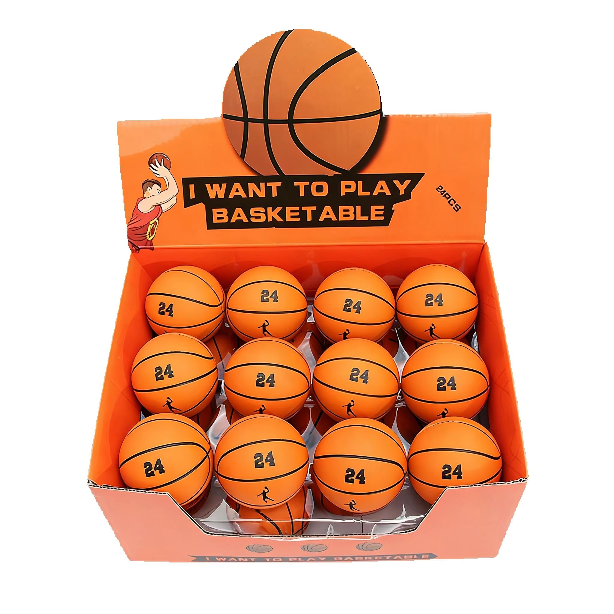 Basketball Arcade Game - Mini Balón de Baloncesto de Goma