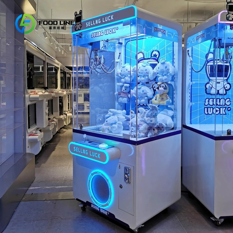 Arcade Game Coin - Máquina de grúa metálica operada por