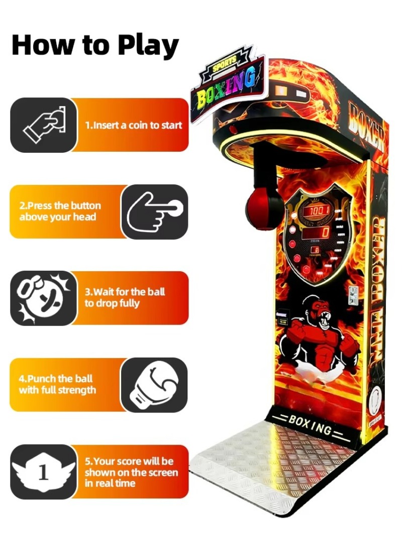 Máquina de Boxeo Boxer, Juego  - Boxing Machine Arcade reseña y precio