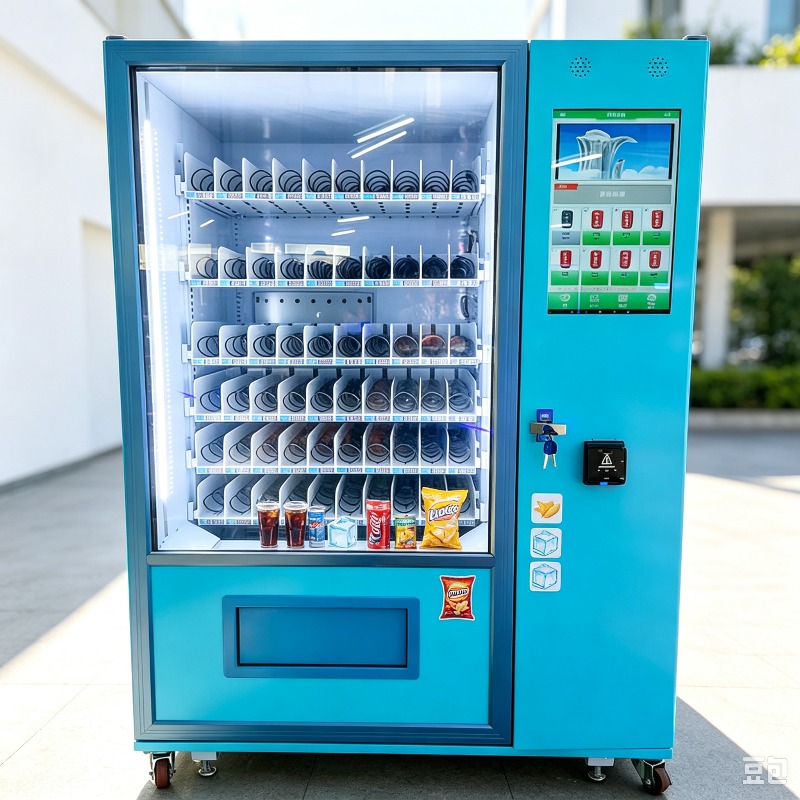 Máquina expendedora de snacks  - Vending Machine Qr Code reseña y precio