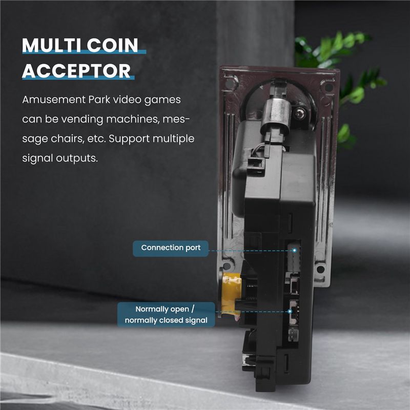 Aceptador de Monedas Múltiples - Arcade Ticket Machine reseña y precio