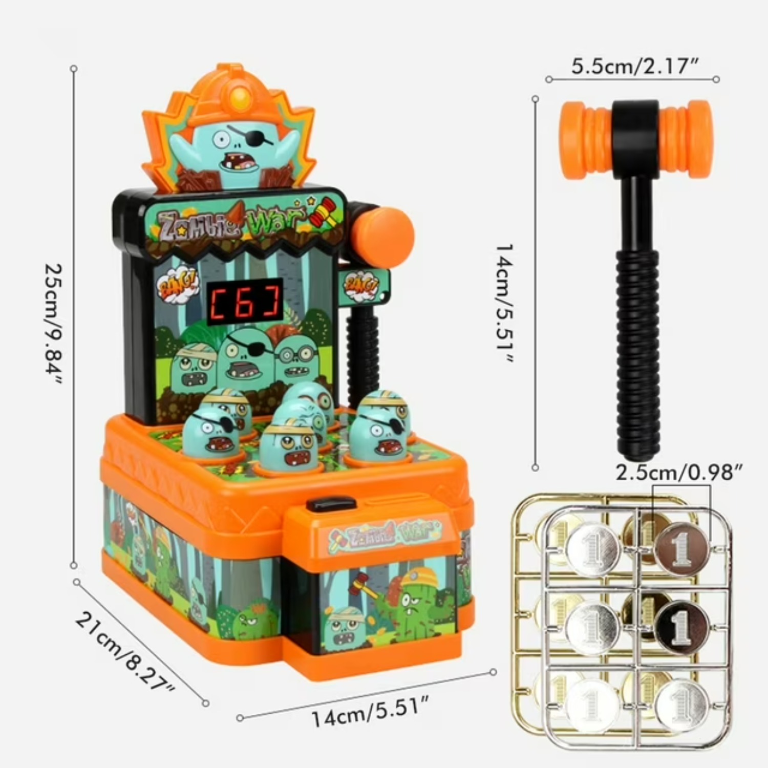 Juego de Golpear Zombis para N - Skee Ball Arcade reseña y precio