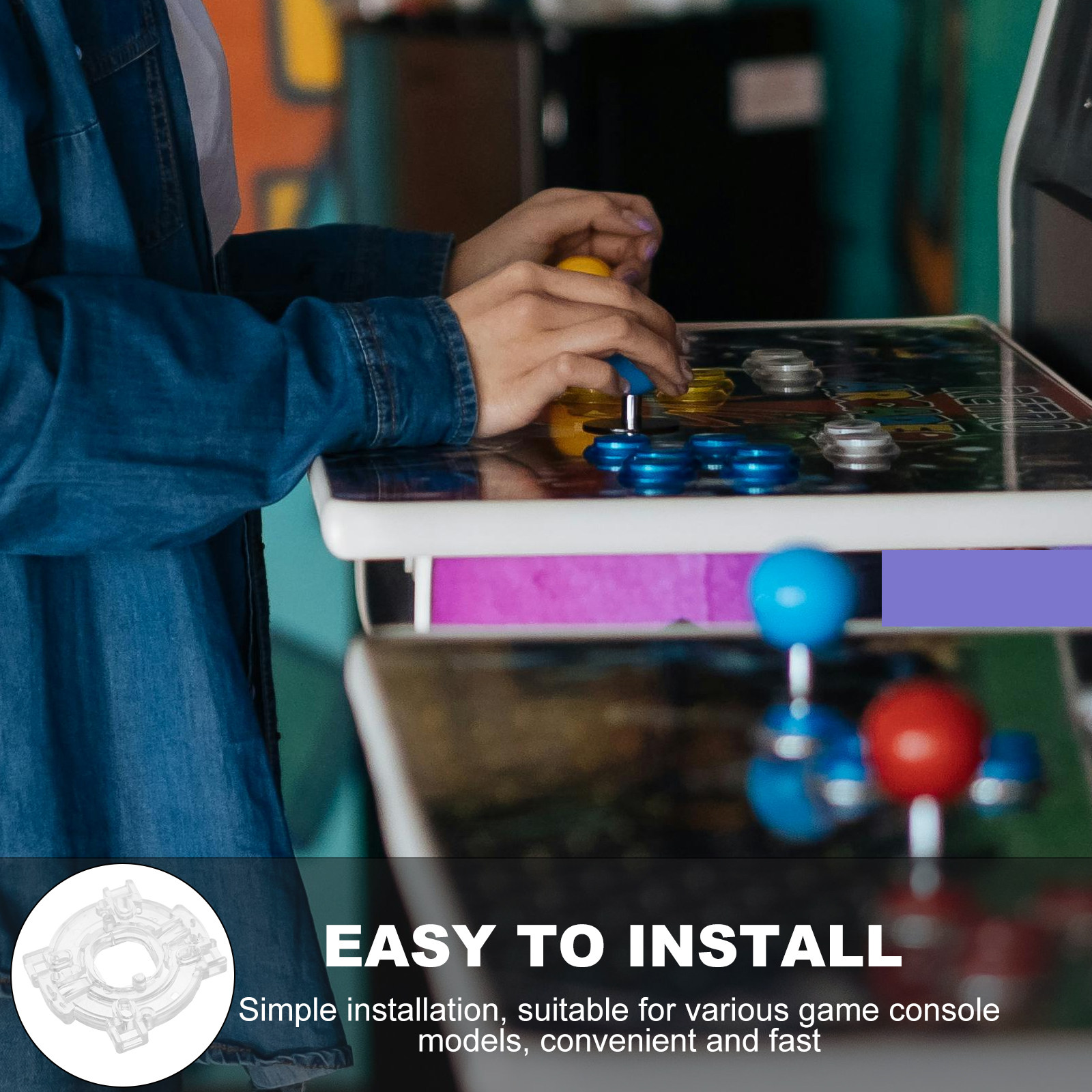 Placa restringidora octogonal  - Joystick Arcade Parts reseña y precio